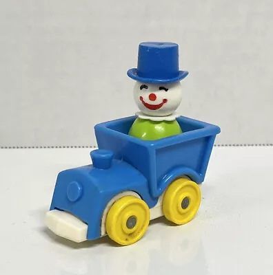 Fisher Price Little People Little Riders Train Engine & Clown Figure Vintage • $9.99