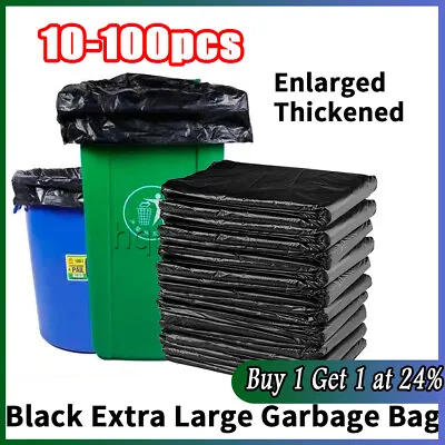 £6.93 • Buy Wheelie Bin Liners 300L Black Standard Size Refuse Sacks Clear Bags Rubbish Bags