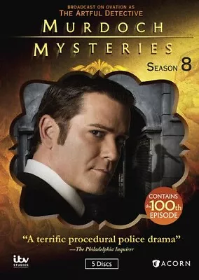 Murdoch Mysteries: Season 8 DVDs. 5 Discs New Sealed Acorn ITV Studios • $6.25