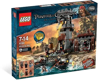 £164.90 • Buy Lego Pirates Of The Caribbean / 4194 Whitecap Bay / Very Rare✔ Bnib New Sealed✔