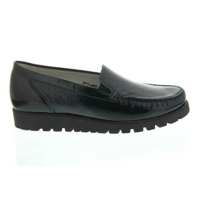 £101.53 • Buy Waldläufer Hegli , Moccasin,Threaded Sole, Taipei (Patent Leather), Notte (Blue