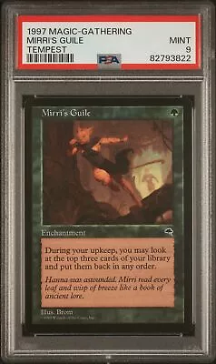 Mirri's Guile - Tempest - MTG - MINT - PSA 9. POP 7. See MTG In Store. • $79.99