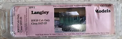 Langley Models RW19 Cab Only Tin/lead Alloy Kit. 00 Scale • £20