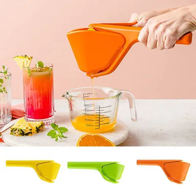 Lemon Fluicer Squeeze Manual Orange Citrus Juicer That Folds Flat Press Tools • $14.97