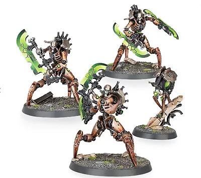 £20 • Buy Warhammer 40k - Necron Skorpekh Destroyers X3 + Plasmacyte - Still On Sprue