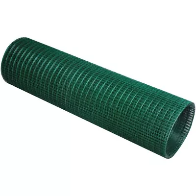 £11.99 • Buy Green PVC Coated Welded Wire Mesh Garden Pet Dog Cat Bird Aviary Rabbit Fencing