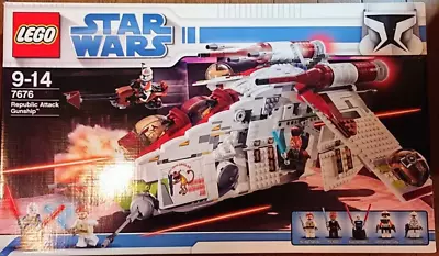 LEGO Star Wars Republic Attack Gunship 7676 In 2008 New • $1197.81