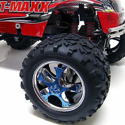 Spinner Fits Traxxas Revo E T-maxx 2.5/3.3  Wheel Blue #4907 4908 4909 4910 • $49.99