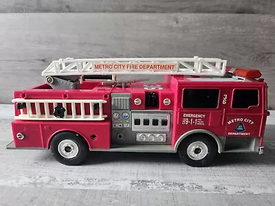 Vtg House Of Lloyds Fire Engine Toy Truck In Original Box With Lights And Sounds • $50