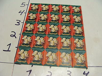 Vintage Christmas Seals--1950--25 In Total • $23.22