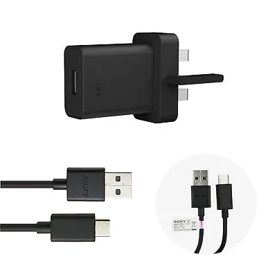 Genuine Sony Wall Charger OR USB Type-C Cable For Xperia 5 V / 1 V / 10 V /5 IV • £3.45