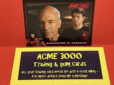 Star Trek TNG Archives & Inscriptions ENCOUNTER AT FARPOINT - Insert Card E20 • $6.32