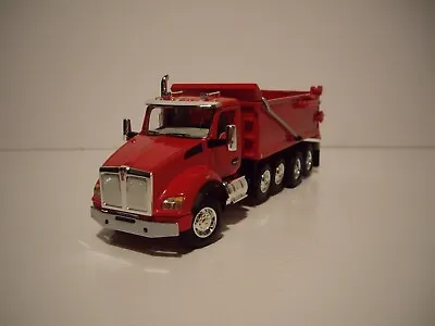 Dcp First Gear 1/64 Red Kenworth T880 Quad-axle Rogue Dump Truck • $119.99