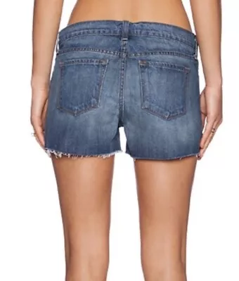 J BRAND Cut Off Boyfriend Jean Shorts In Clear View Wash Size 29 • $14.99