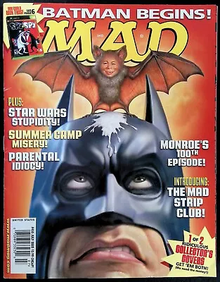 Mad #455 ~ Vg/fn 2005 E.c. Comics Magazine ~ Batman Begins Star Wars Stupidity! • $14.95