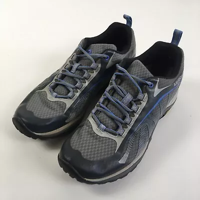 MERRELL Siren Edge Hiking Shoes Sneakers Women's 9 Gray Blue J35516 • $24.99