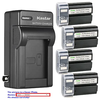 Kastar Battery Travel Charger For Nikon EN-EL1 MH-53 & Nikon Coolpix 995 Camera • $19.99