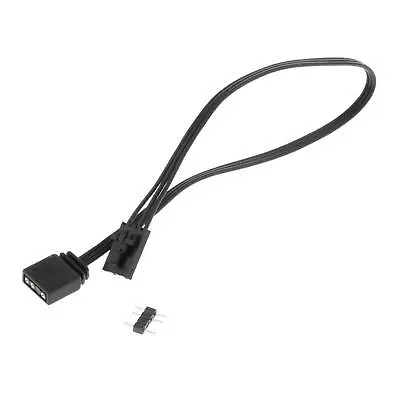Fan Adapter Cable Connector Lighting Node Fan 4 Pin RGB To ARGB 5V 3 Pin • £4.28