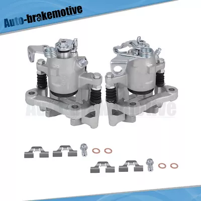 Rear Brake Calipers W/ Bracket Pair 2 For 2007-2009 Volkswagen Jetta City • $85.56