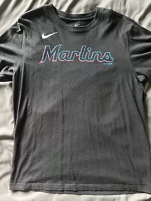 Miami Marlins Nike #9 Lewis Brinson T Shirt Men’s Medium • $10