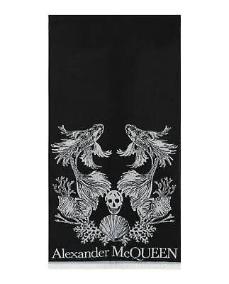 Alexander McQueen Womens Underwater Fashion Scarf • $123.99