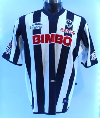 Rayados De Monterrey Jersey Authentic Atletica Size Large 2001-2002 T • $89.99