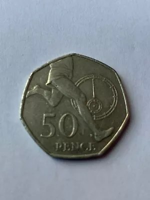 2004 50th Anniversary Of The First Four-minute Mile By Roger Bannister 50p Coin • £1.40