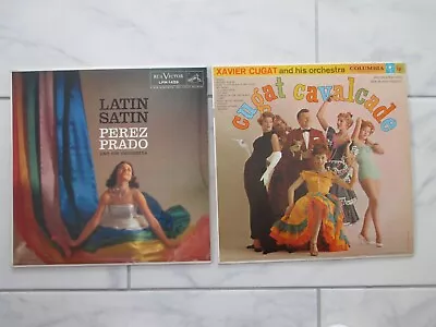 2 Lp Albums- Latin Satin  And  Xavier Cugat -rca Victor & Columbia • $3