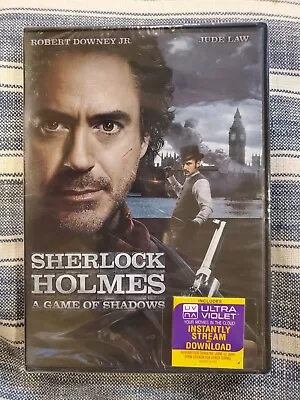 Sherlock Holmes: A Game Of Shadows (DVD 2012) Robert Downy Jr New Sealed • $4.99