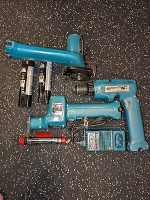 Makita 9.6v Drill Reciprocating Saw Circular Saw Charger Batteries & Blades • $74.99