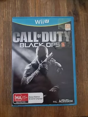 Call Of Duty Black Ops II 2 - Nintendo Wii U Complete With Manual PAL Free Post  • $16.50