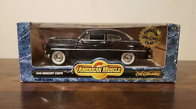 Ertl Collectibles American Muscle 1949 Mercury Coupe Black Diecast 1:18 Scale • $29.99