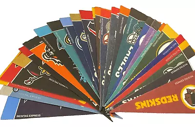 Lot Of 27 NFL Football Team Felt Pennant Flag Logo Helmet Small Mini 9” X 4” • $24.67