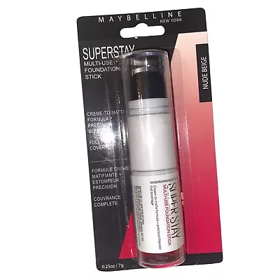 Maybelline Super Stay Multi-Use Foundation Stick 0.25 Oz Choose Color. • $7.10