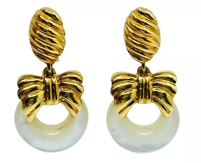 Van Cleef & Arpels Bow Interchangeable Earrings 18k Gold • $7500