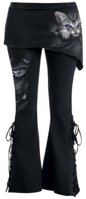 £32.99 • Buy Spiral Direct BRIGHT EYES - 2IN1 BOOT-CUT LEGGINGS WITH MICRO SLANT SKIRT/Kitten