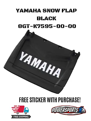 $49.99 • Buy Yamaha Apex Nytro Vector Phazer Snowmobile Snow Flap Black  8gt-k7595-00-00