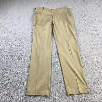 Nike Golf Dri Fit Pants Mens 36x34 (meas 36x34) Beige Chinos Slacks • $21.88