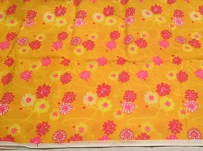 Vintage 1970’s Lilly Pulitzer Fabric Yellow/Orange 44” X 3 Yards  • $121.95