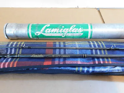 Lamiglas G-1000 G1296 8' 3oz #6 Graphite 2 Piece Fly Fishing Rod Bag Case • $129