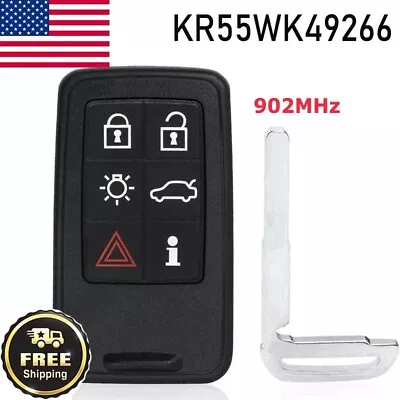 KR55WK49266 KEYLESS Remote Car Key Fob For Volvo S60 S80 VC60 VC70 XC60 902MHz • $31.95