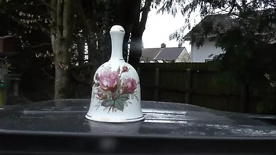 Hammersley China Bell With Roses Marked 10.7cm [printed 17-3 Spherical Clapper • £5