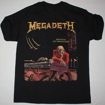 Vintage Megadeth Peace Sells Album Men T-shirt Black Unisex Tee S To 5Xl PA2029 • $9.85