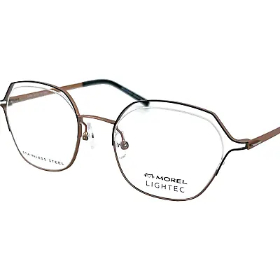 Morel Lightec 30174L Omicron 24 Women's Semi Rimless Eyeglass Frame DN02 Yellow • $98.97