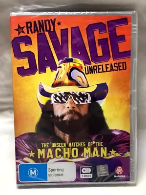 WWE ECW WCW Randy Macho Man Savage Unreleased Brand New Region 4 DVD • $12.33