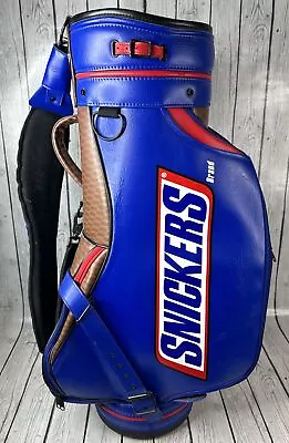 SNICKERS Golf Cart Bag Master Foods 204 VERY RARE - Great Condition W Rain Cover • $497.95