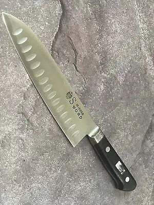 $103 • Buy Vintage Japanese Santoku Knife 170mm Made In Japan 🇯🇵 High Carbon Steel 868