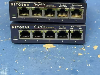  LOT OF 8  Netgear ProSafe GS105 5-Port Gigabit Switch • $139.99