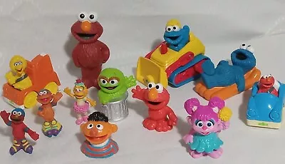 Sesame Street Toys Lot Of 12 Vintage Figures Cars Cookie Monster Elmo Ernie Zoe • $14.99