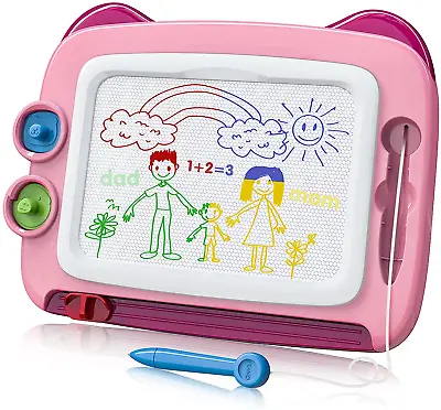 £20.39 • Buy Toys For 2 3 Year Old Girls Magnetic Drawing Board, Girls Toys Age 2 3 4 Mangna